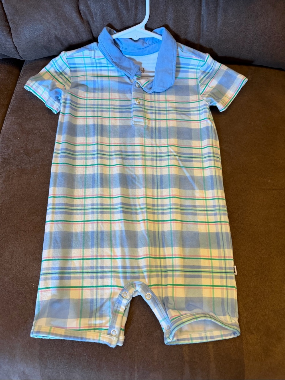 Little Sleepies 2T Polo Romper